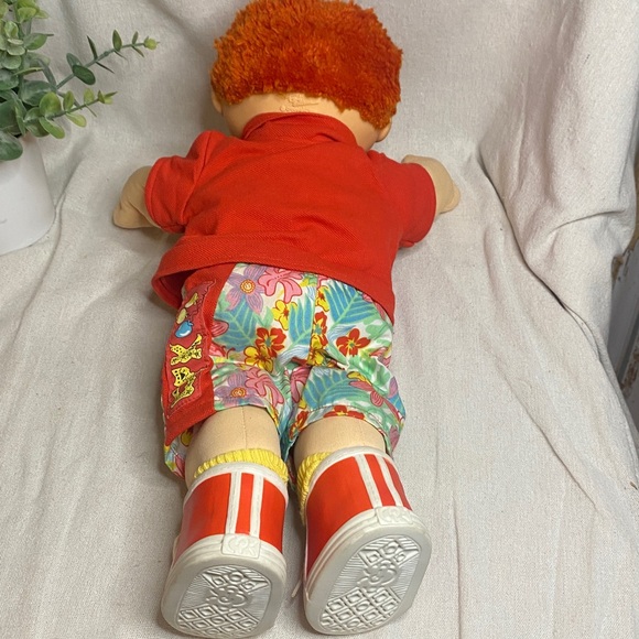 Vintage 1990 Coleco Cabbage Patch Kids Plush Toy Doll CPK Xavier Roberts Boy - Picture 2 of 2